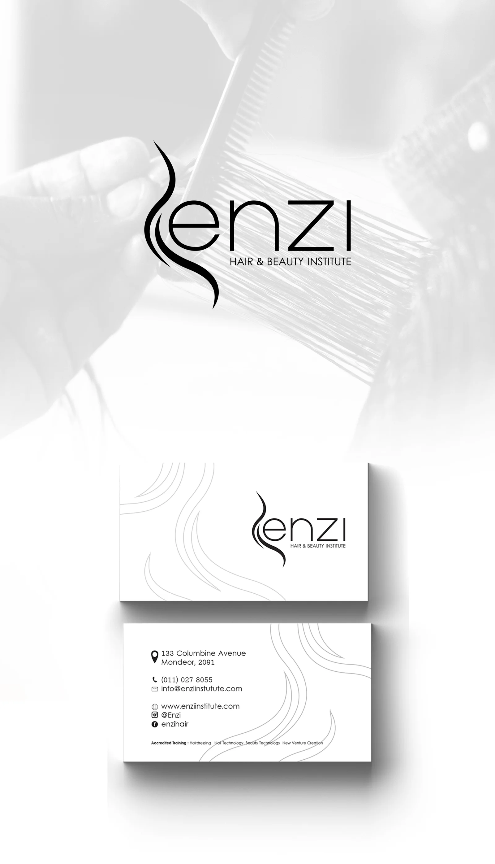 Enzi Logo + Business Card Design — design artwork 2