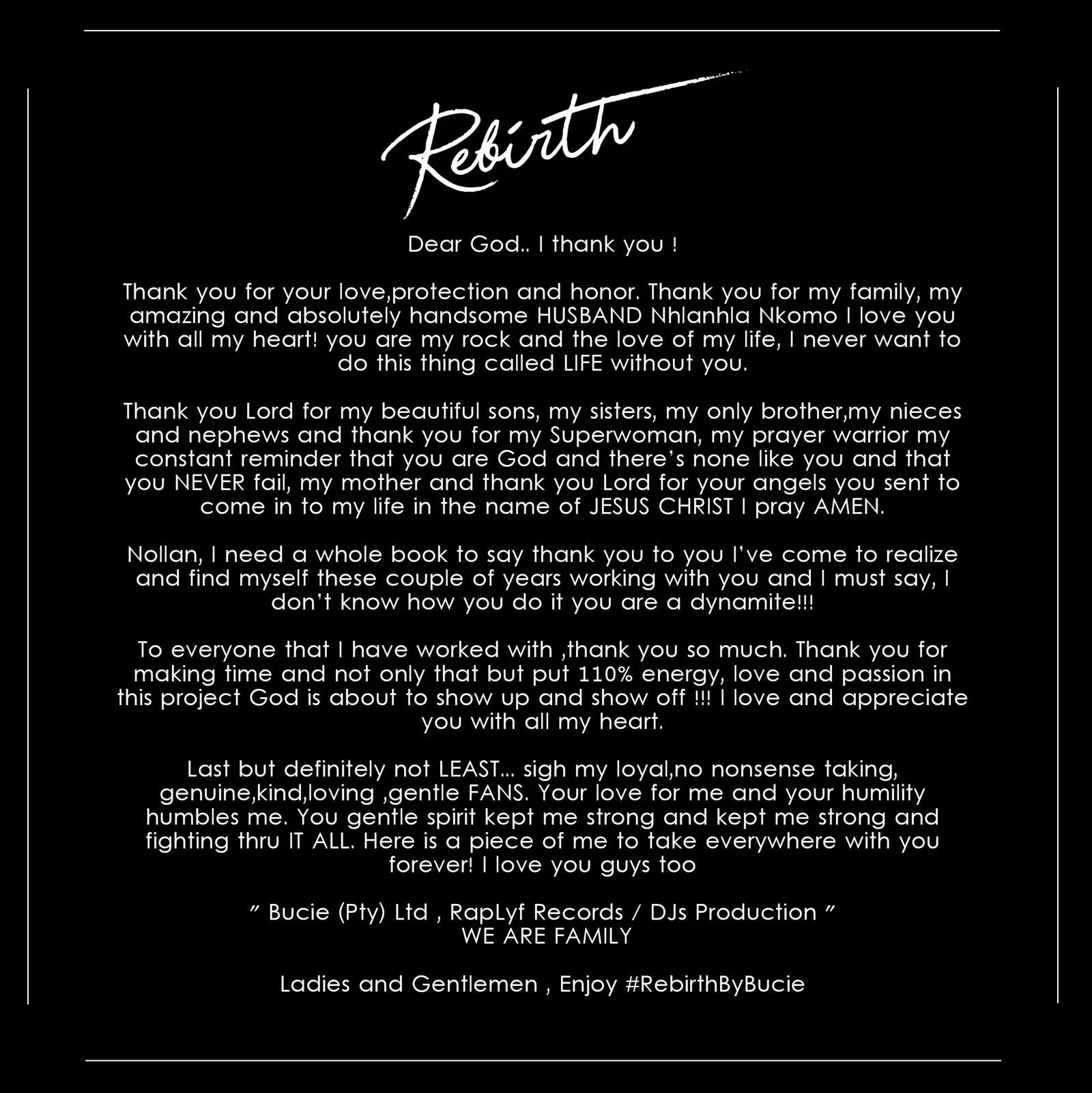 Bucie Rebirth — design artwork 4