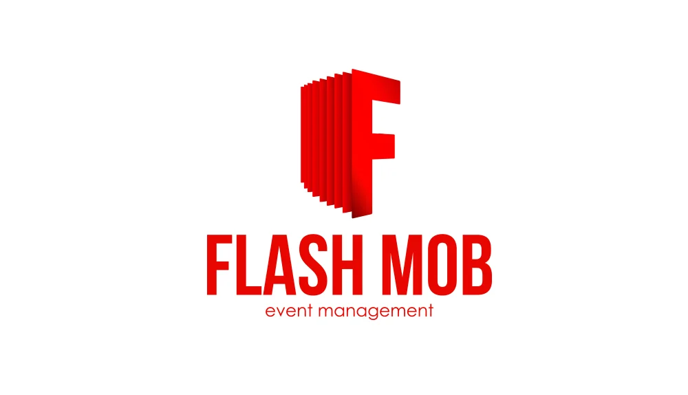 Flash Mob Event Management  Logo Design and Logo Development