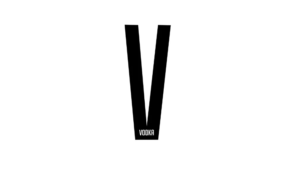 V Vodka Design and Logo Development